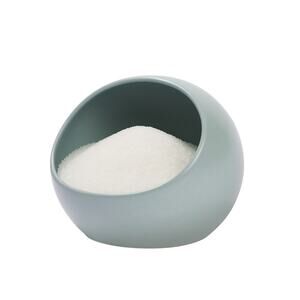 NIB Year & Day Salt Cellar Ceramic Stoneware Kitchenware Palm Blue Green